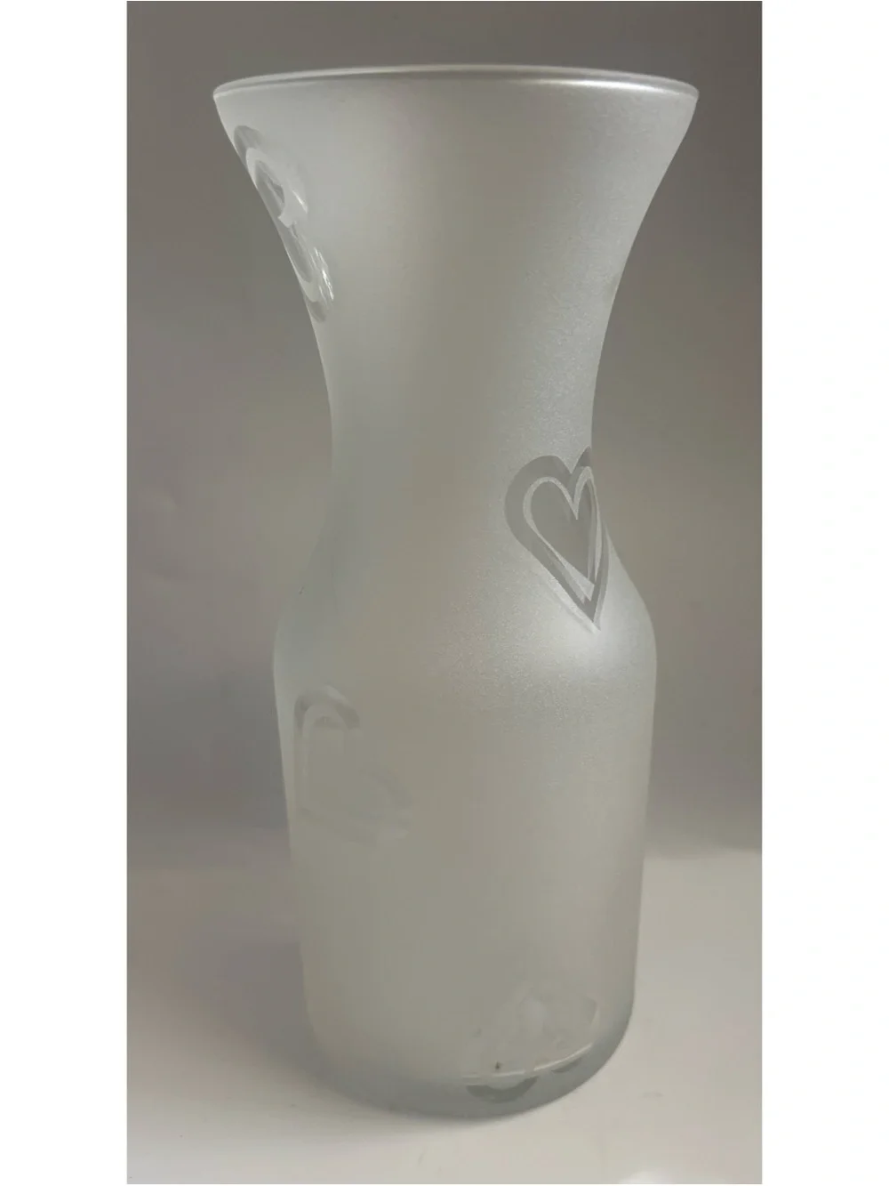 1980s Robert McCandless Mini  Frosted Glass Vase ~ Excellent